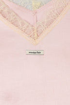 【overdue flair】LACE SATIN SLEEVELESS - 2 colors