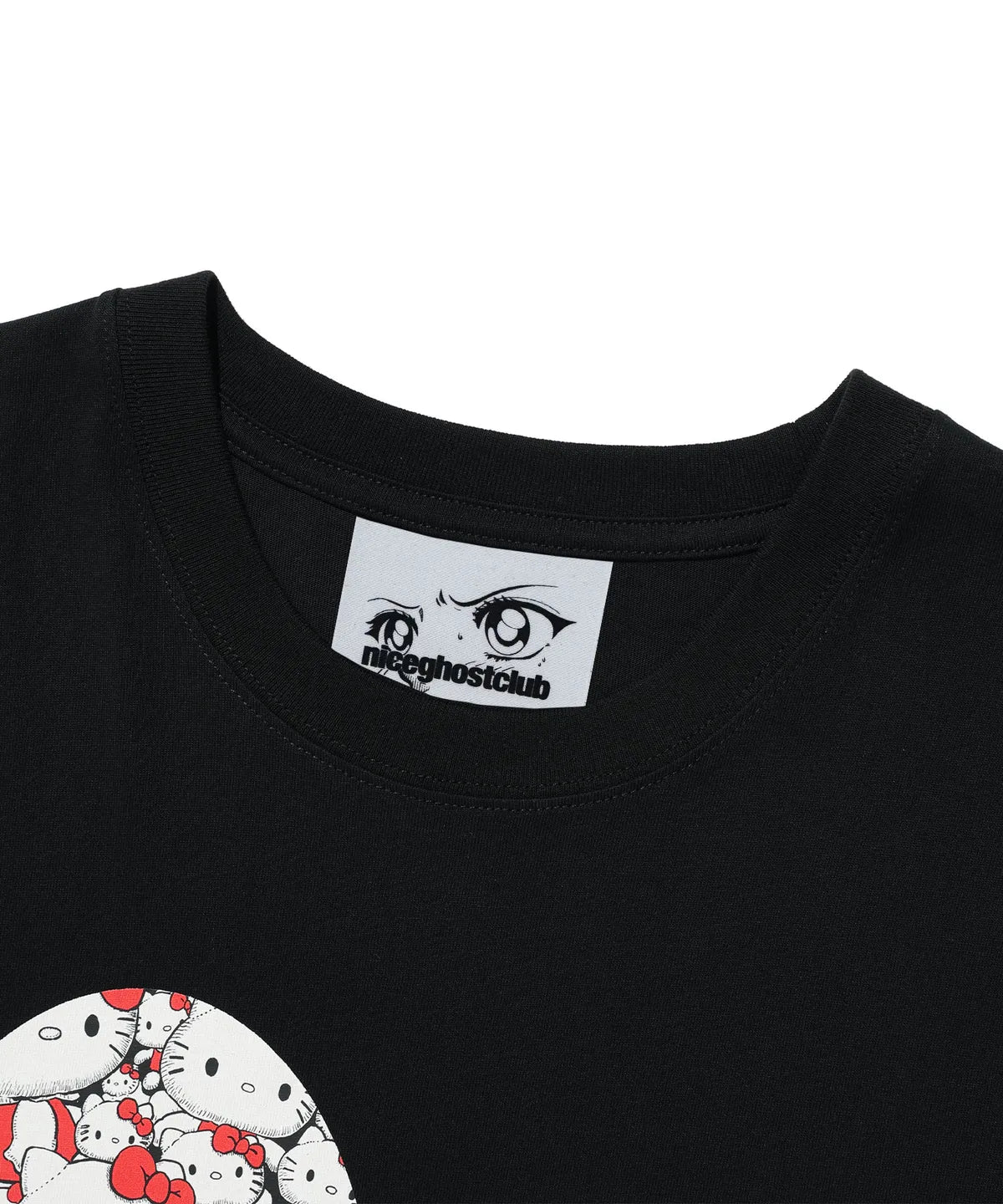 【niceghostclub】伊藤潤二 x 三麗鷗JS TOMIE HELLO KITTY RIBBON TEE