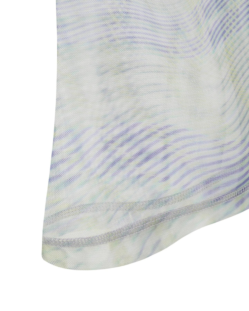 【odlyworkshop】Mesh checked Tee - 3 colors