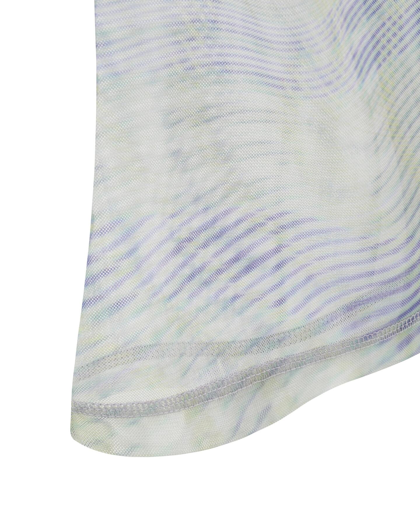 【odlyworkshop】Mesh checked Tee - 3 colors