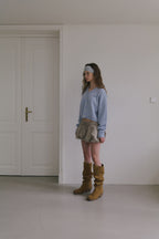 【overdue flair】BALLOON MICRO MINI SKIRT - 2 colors