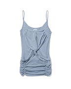 【mschief】TWIST DRAPED SLEEVELESS - 3 colors