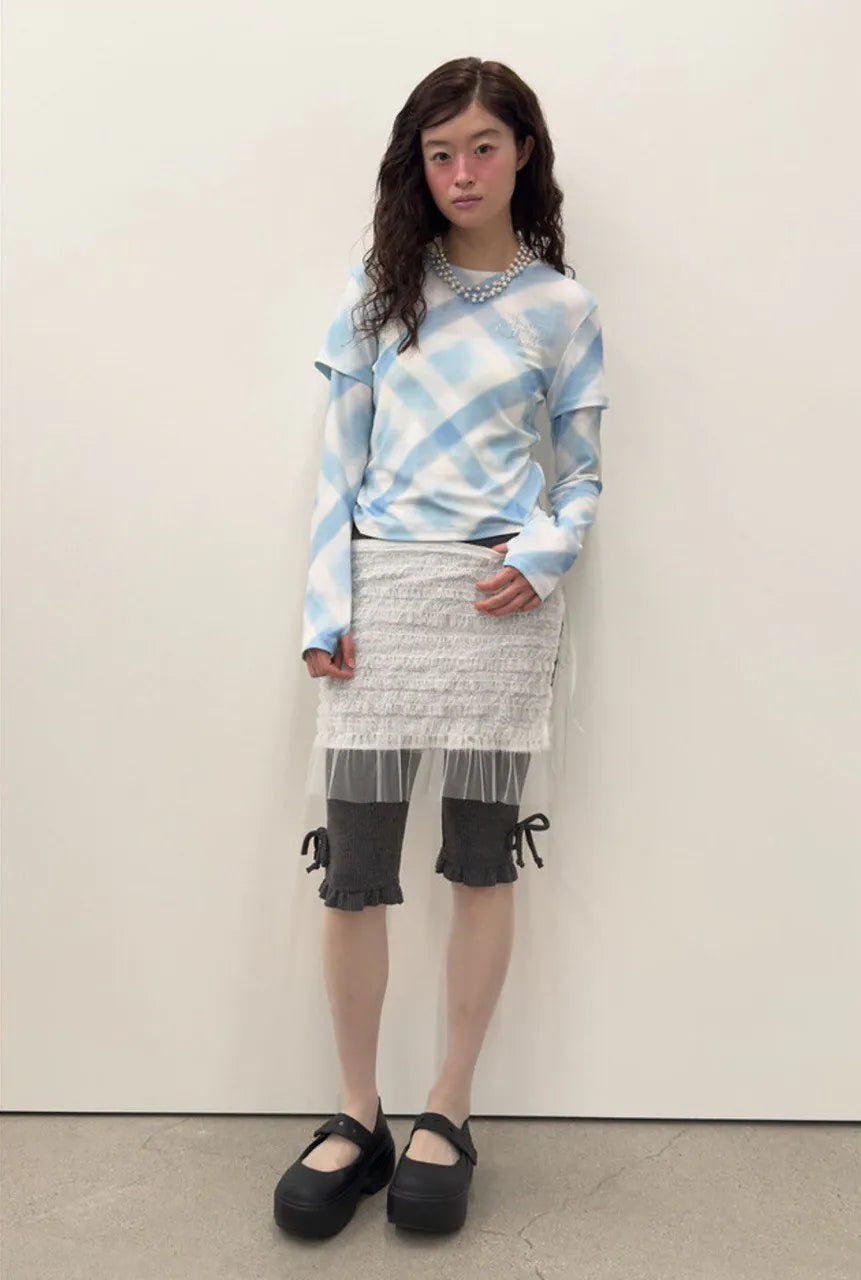 【typeservice】Hotfix Layered Top [Sky Blue]