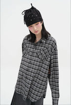 【typeservice】Hotfix Drawstring Beanie [Black / Charcoal]