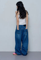 【Fancy Club】BOHEMIAN STUDDED DENIM PANTS