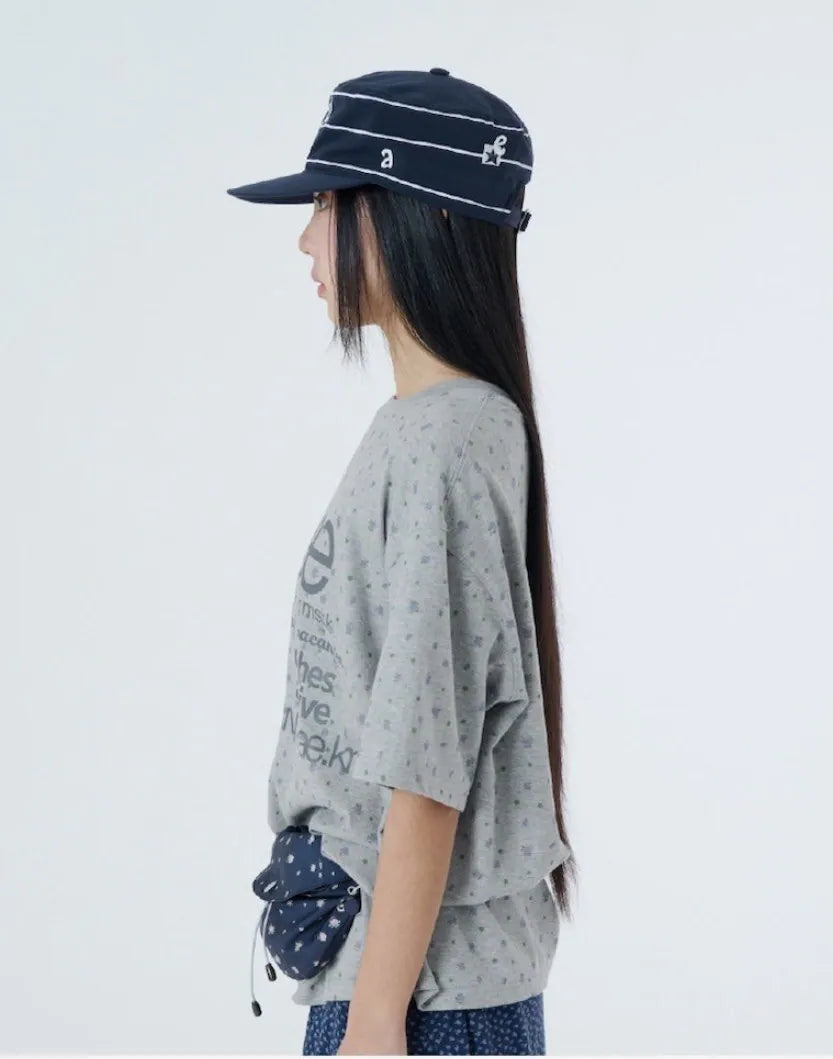【aeae】A LOGO PILLBOX CAP [ CAMO / NAVY ]