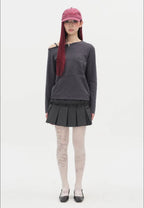 【typeservice】Panel Mesh Top [Charcoal]