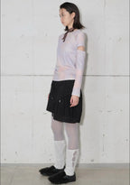 【typeservice】Marbling Mesh T-Shirt [Purple]