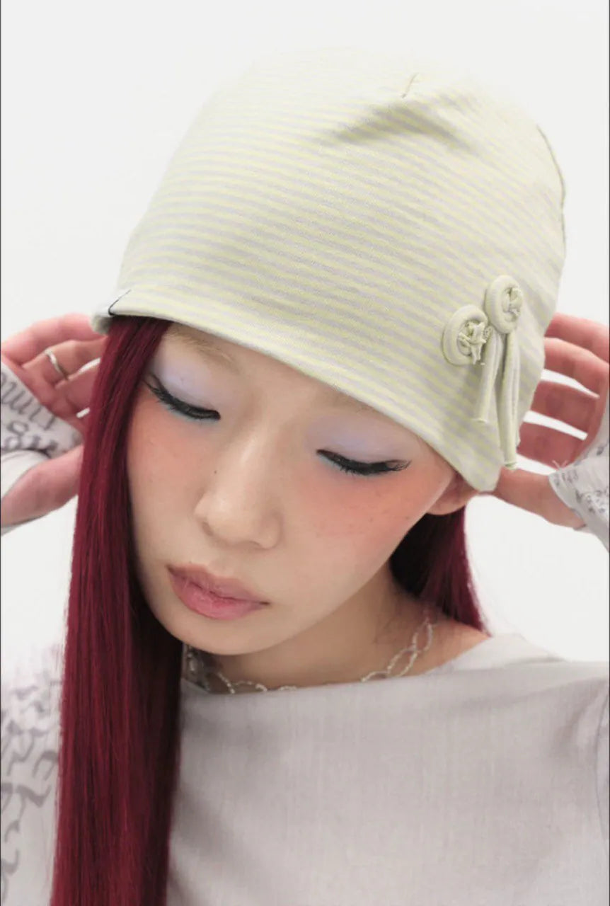 【typeservice】Spiral Trim Beanie [Green]