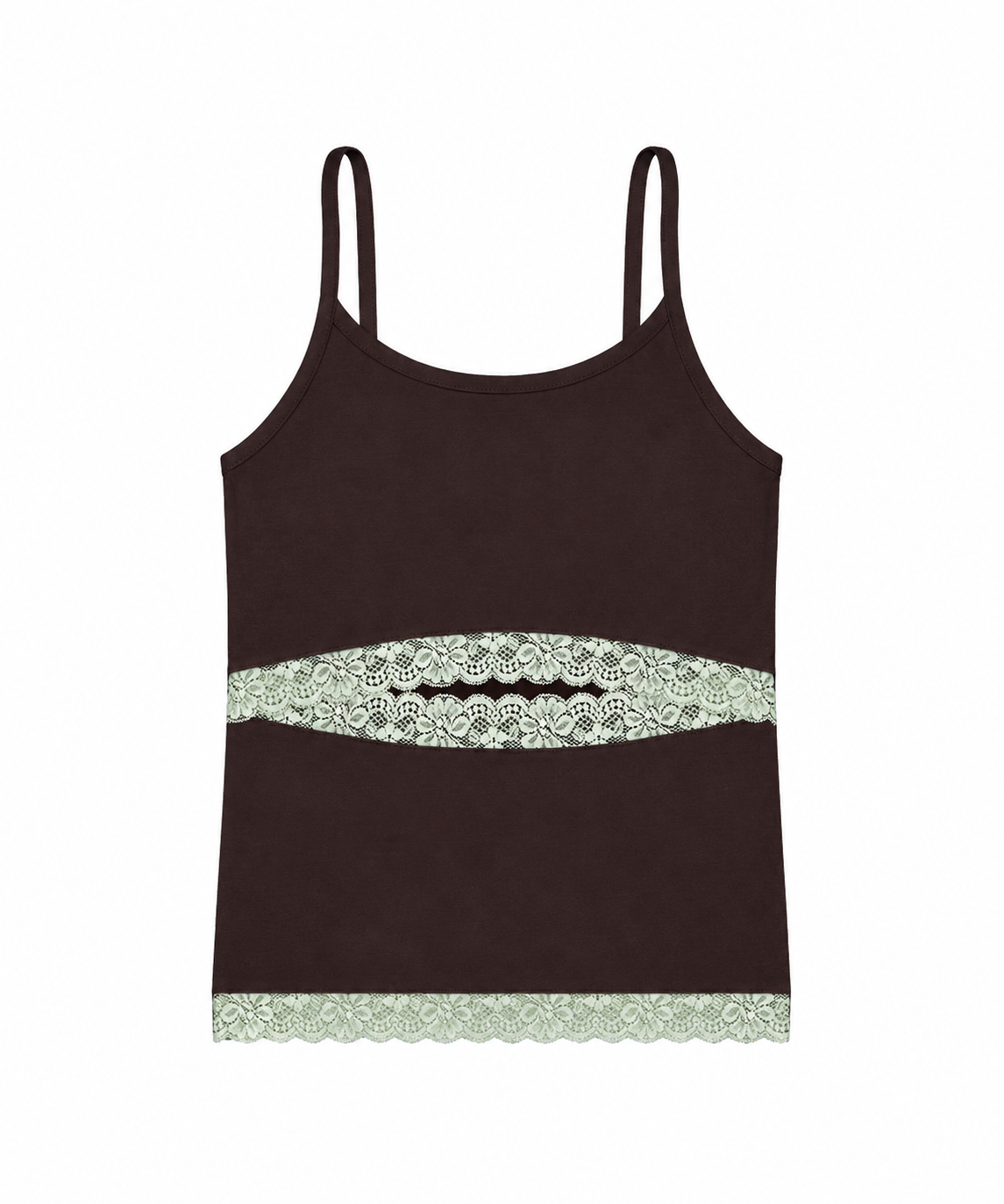 【odlyworkshop】Lace Cutout Tank  - 5 colors