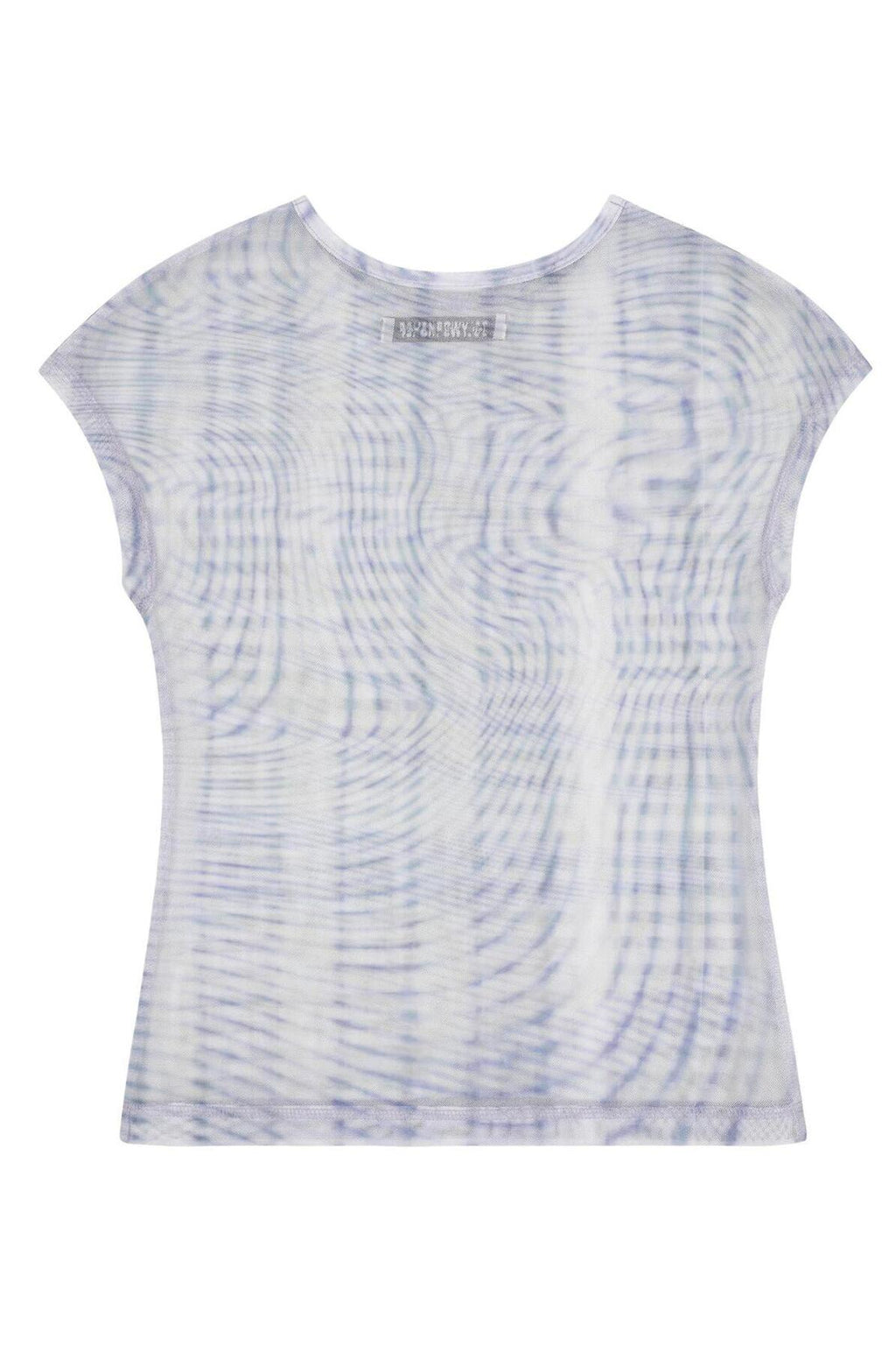 【odlyworkshop】Mesh checked Tee - 3 colors