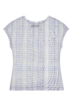 【odlyworkshop】Mesh checked Tee - 3 colors