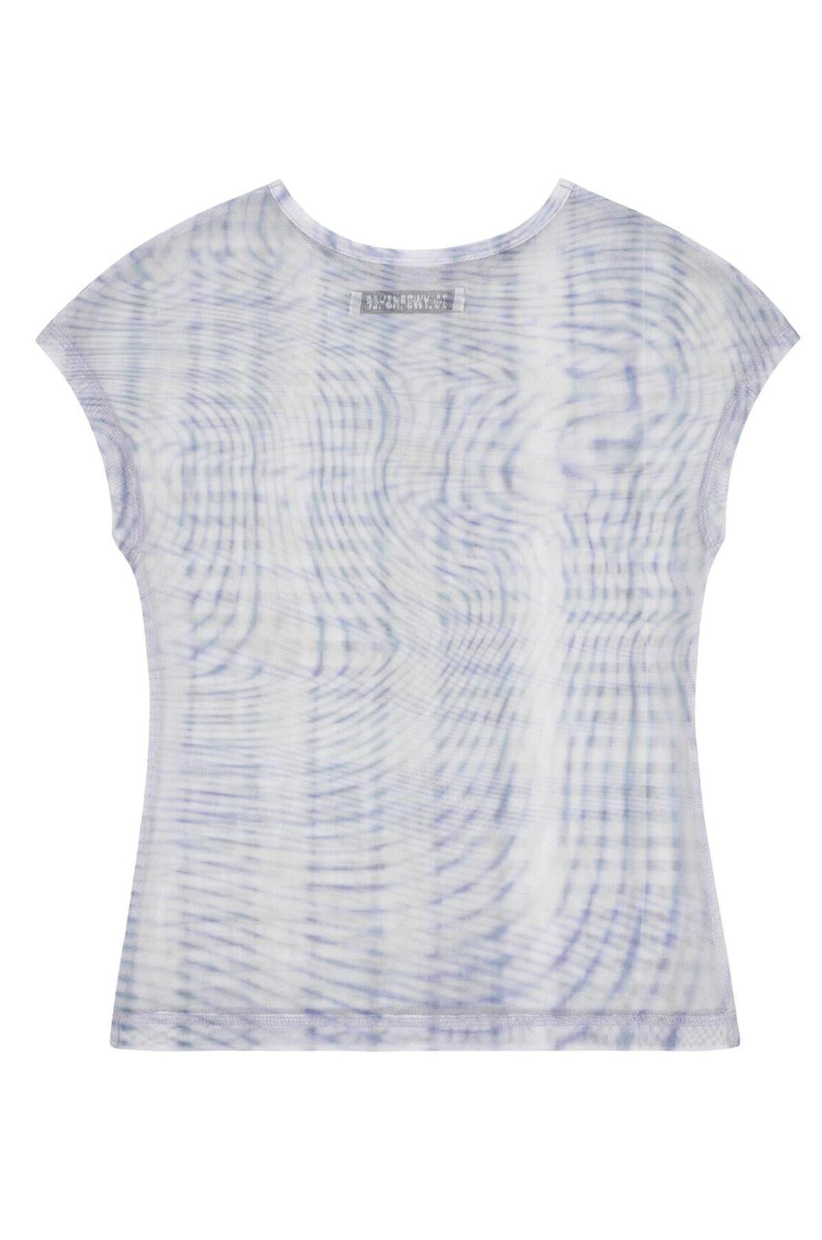 【odlyworkshop】Mesh checked Tee - 3 colors