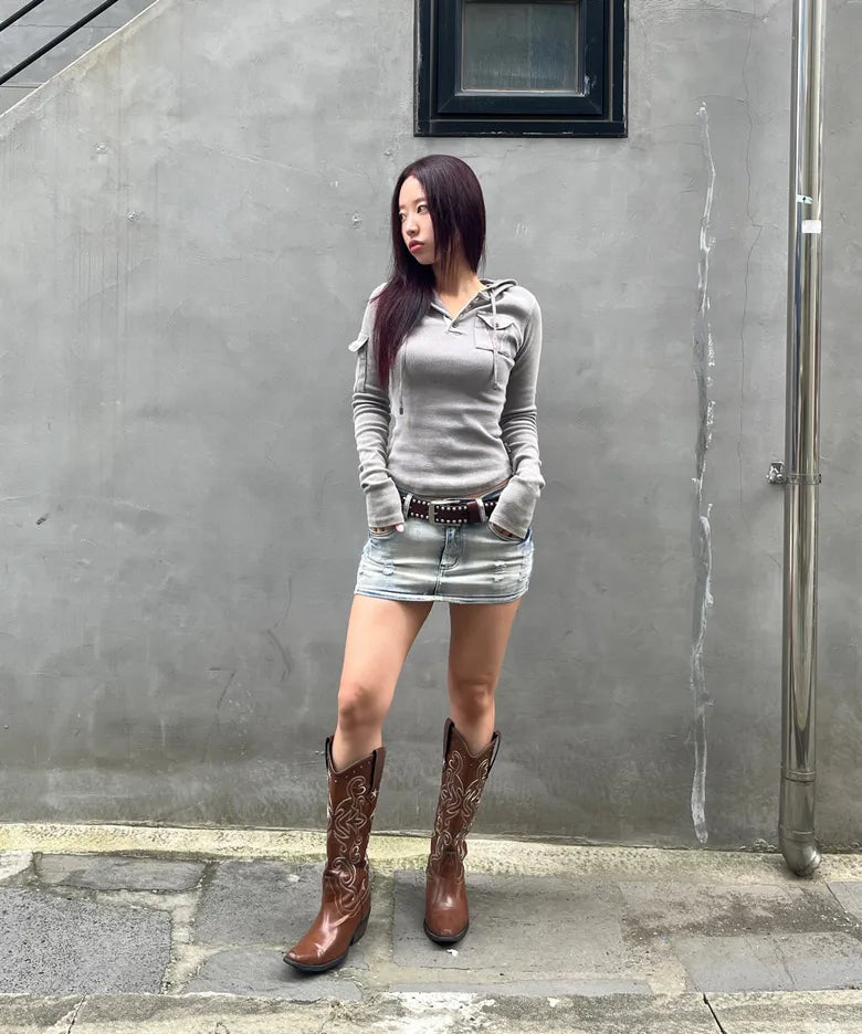 【SCULPTOR】Washed Pocket Hoodie - 3 colors