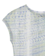 【odlyworkshop】Mesh checked Tee - 3 colors