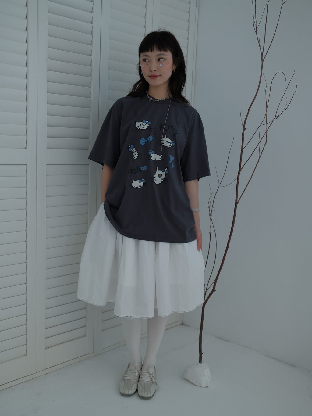 立體感澎澎五分短裙