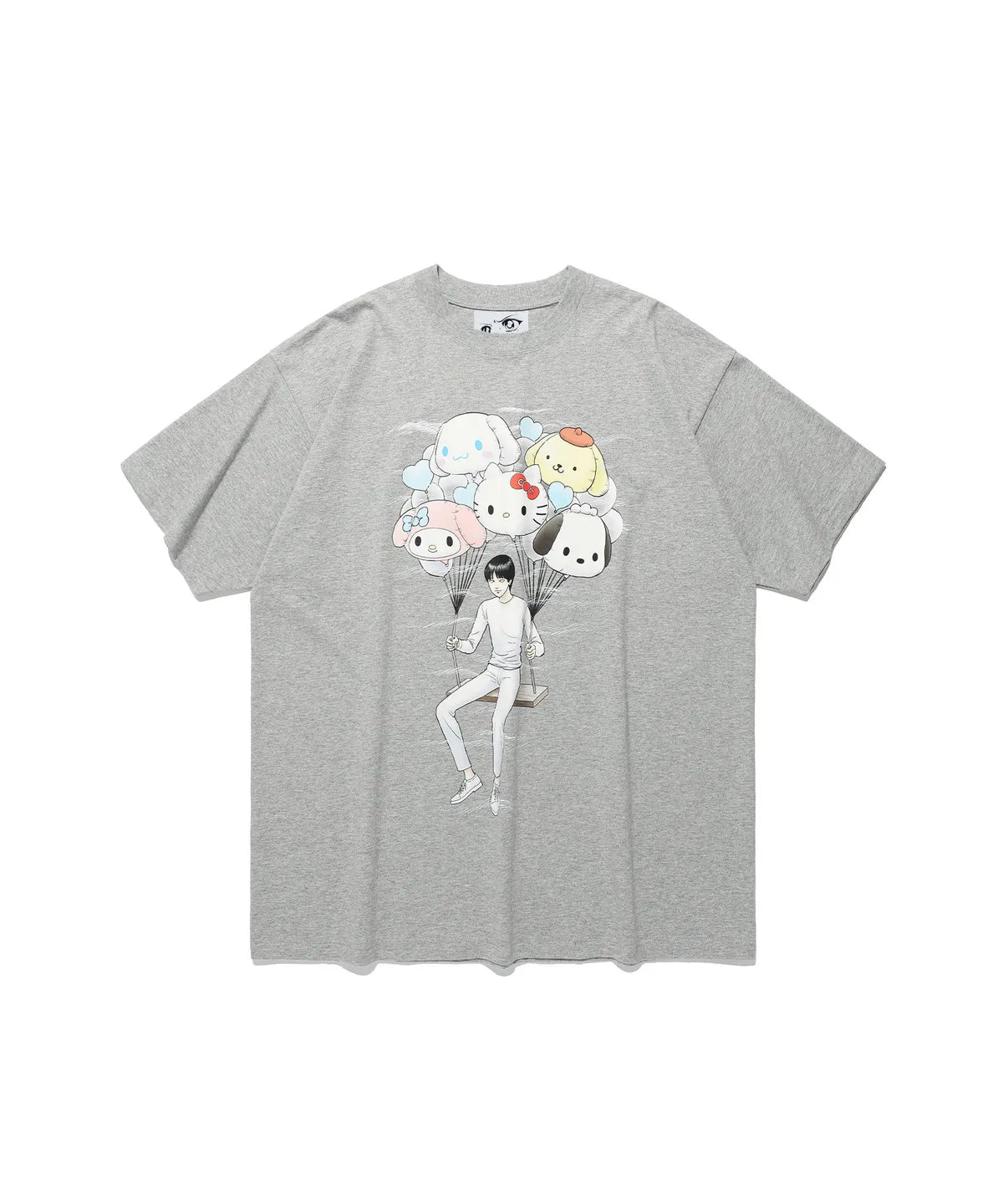 【niceghostclub】伊藤潤二 x 三麗鷗CHARACTERS BIG BIG TEE