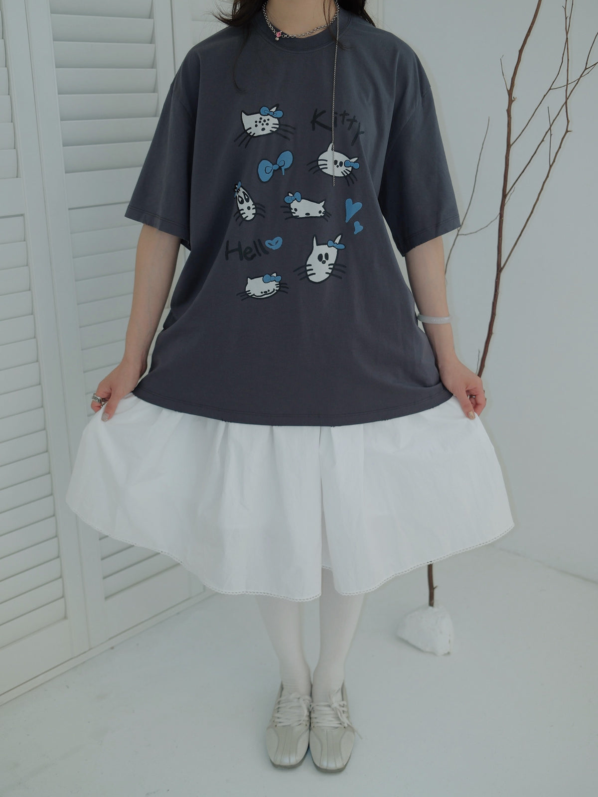 立體感澎澎五分短裙