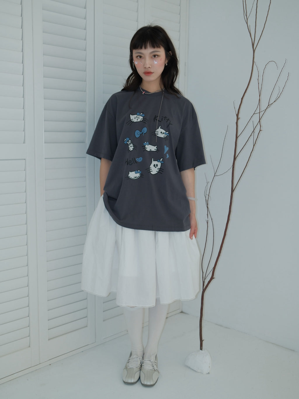立體感澎澎五分短裙