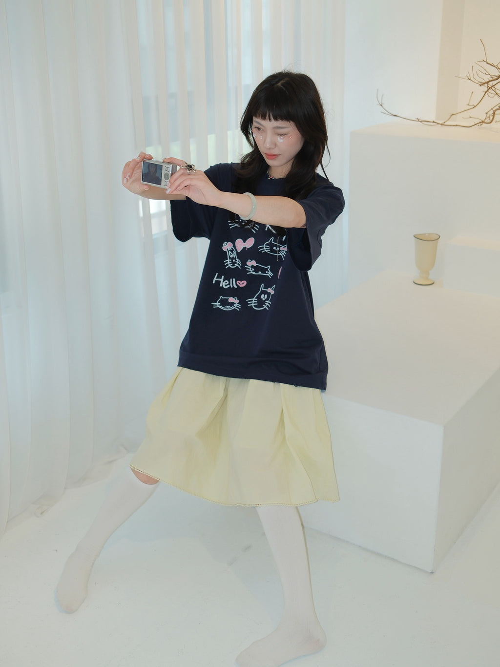 立體感澎澎五分短裙