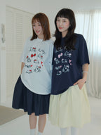 立體感澎澎五分短裙