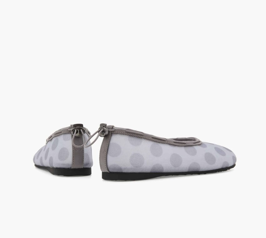 【PAES】Mesh Air String Flat - Dot Gray