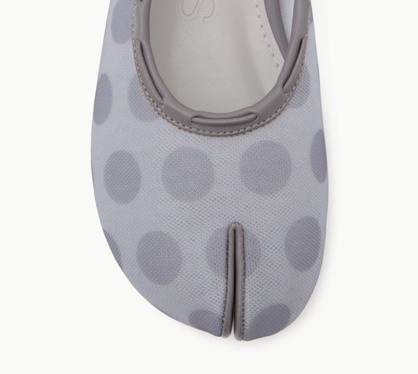 【PAES】Mesh Air String Flat - Dot Gray