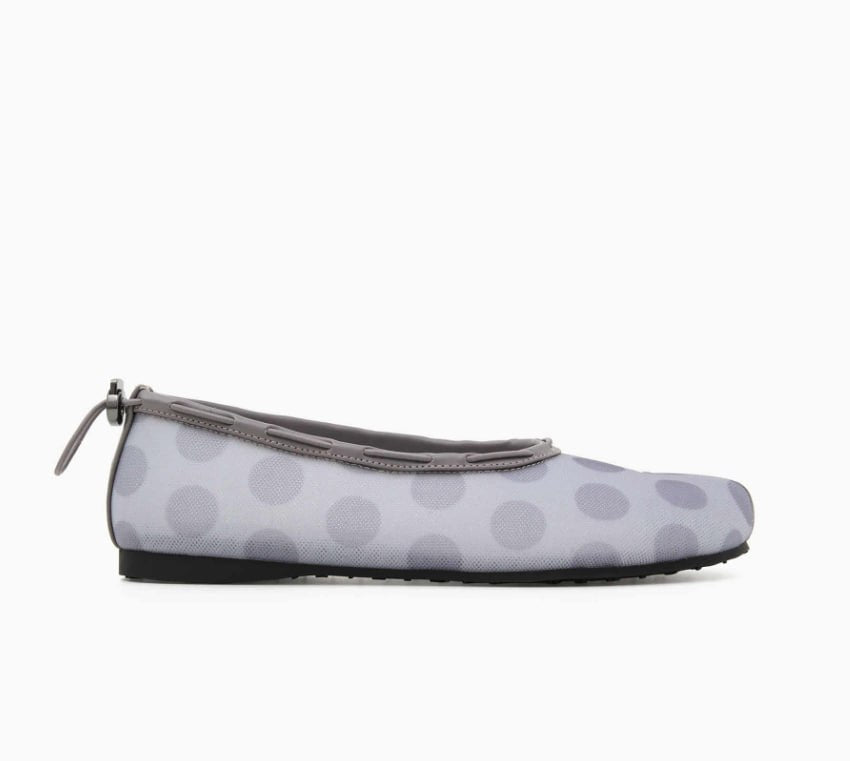 【PAES】Mesh Air String Flat - Dot Gray