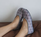 【PAES】Mesh Air String Flat - Dot Gray