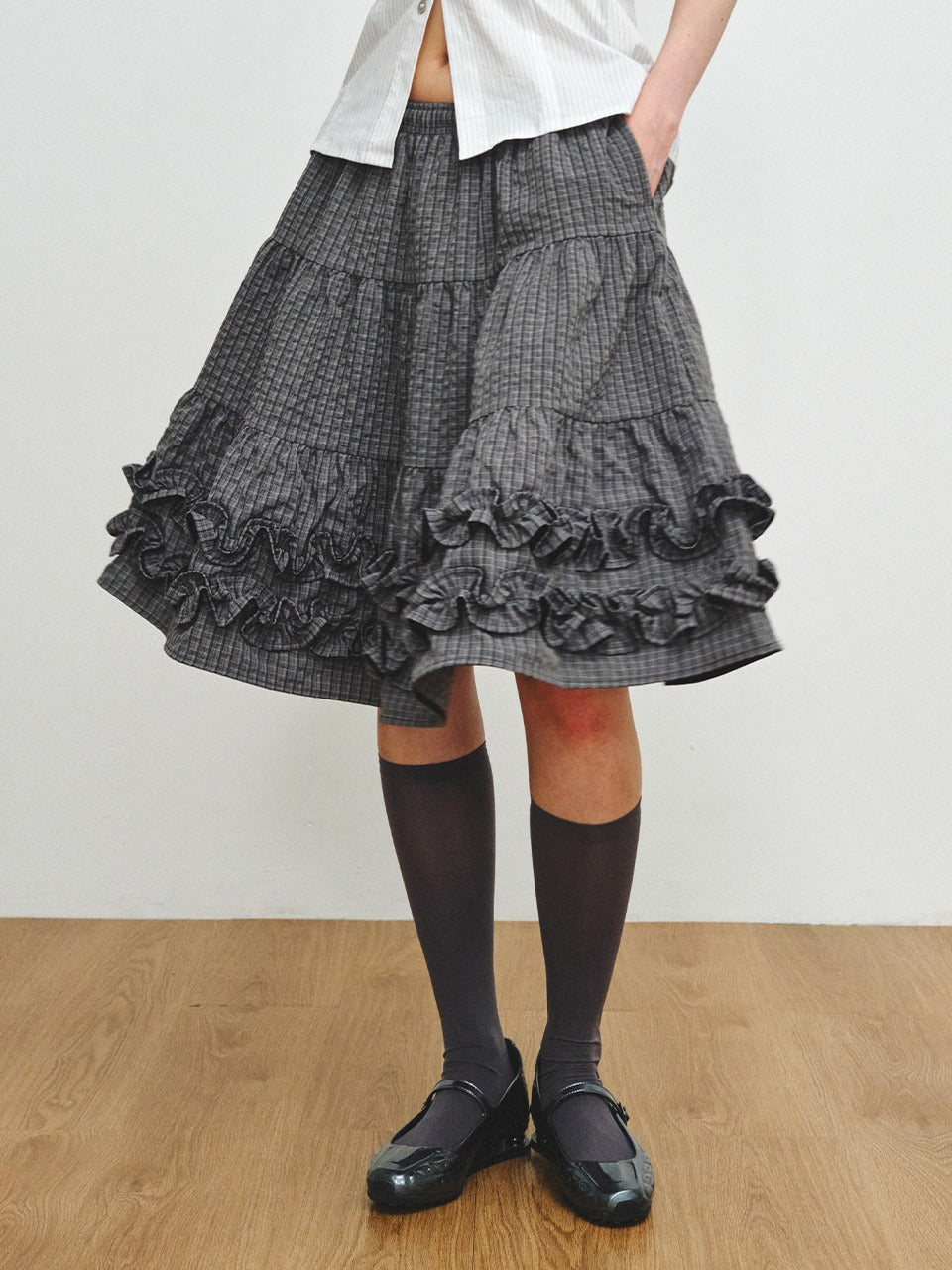 Mini Drill Skirt