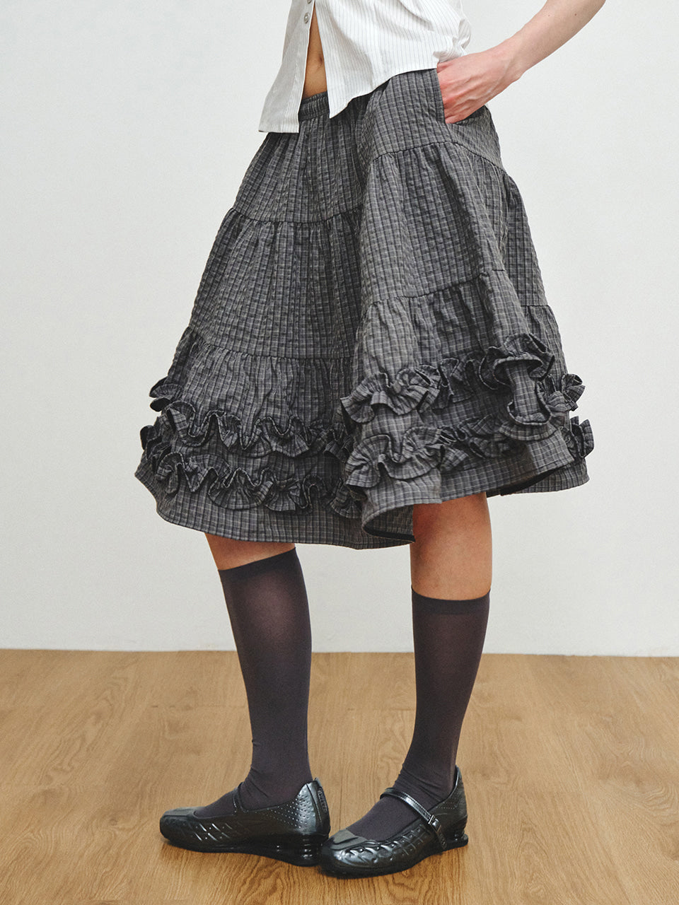 Mini Drill Skirt