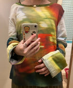 【PAMM】綁帶渲染薄長袖 - 3 colors