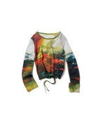 【PAMM】綁帶渲染薄長袖 - 3 colors