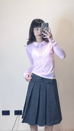 翻領透明感Polo衫 - 4 colors