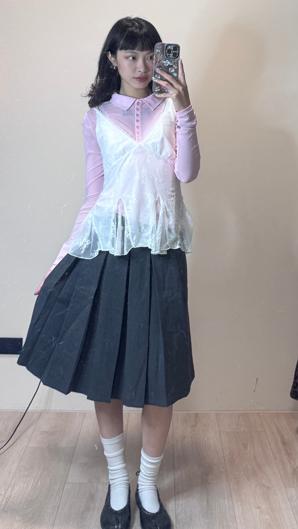 翻領透明感Polo衫 - 4 colors
