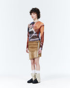 【odlyworkshop】 Away Mesh Tee - 2 colors