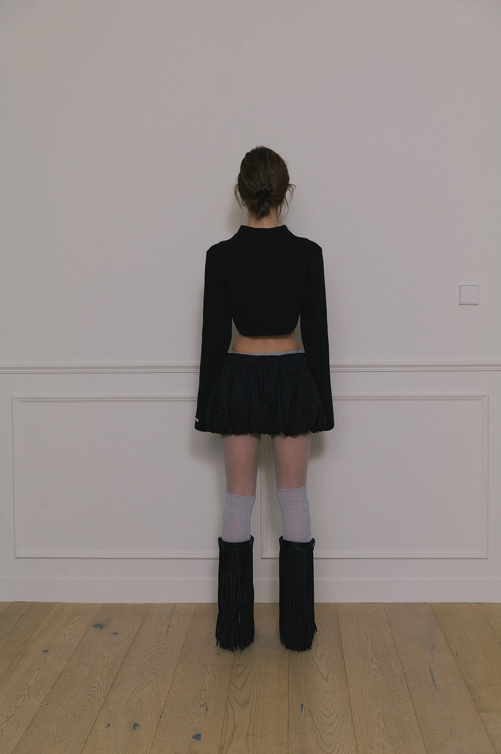 【overdue flair】BALLOON MICRO MINI SKIRT - 2 colors