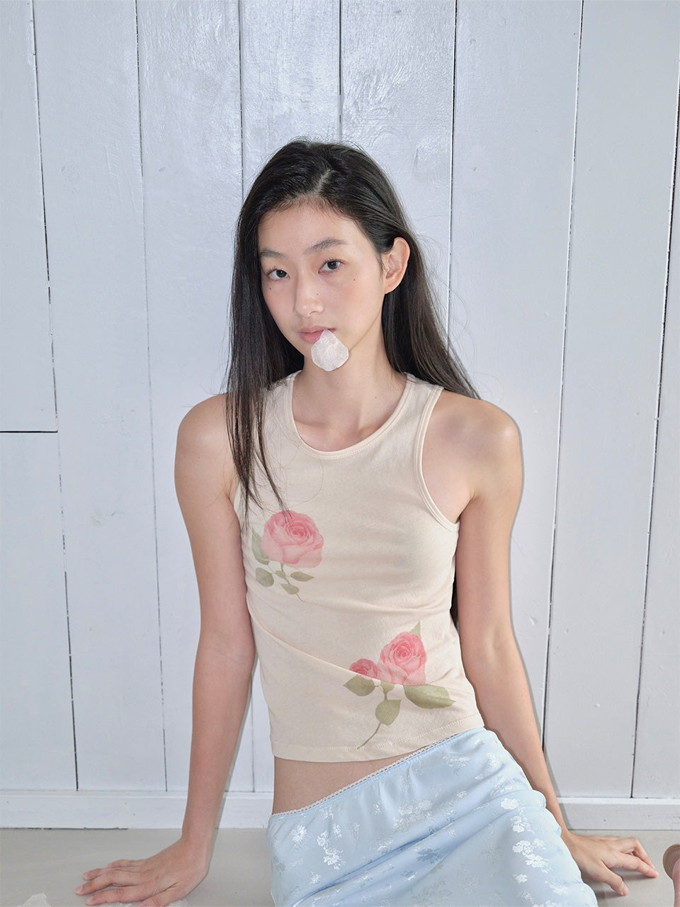 【THE PORTA】ROSE SLEEVELESS TOP - 2 colors