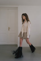 【overdue flair】BALLOON MICRO MINI SKIRT - 2 colors