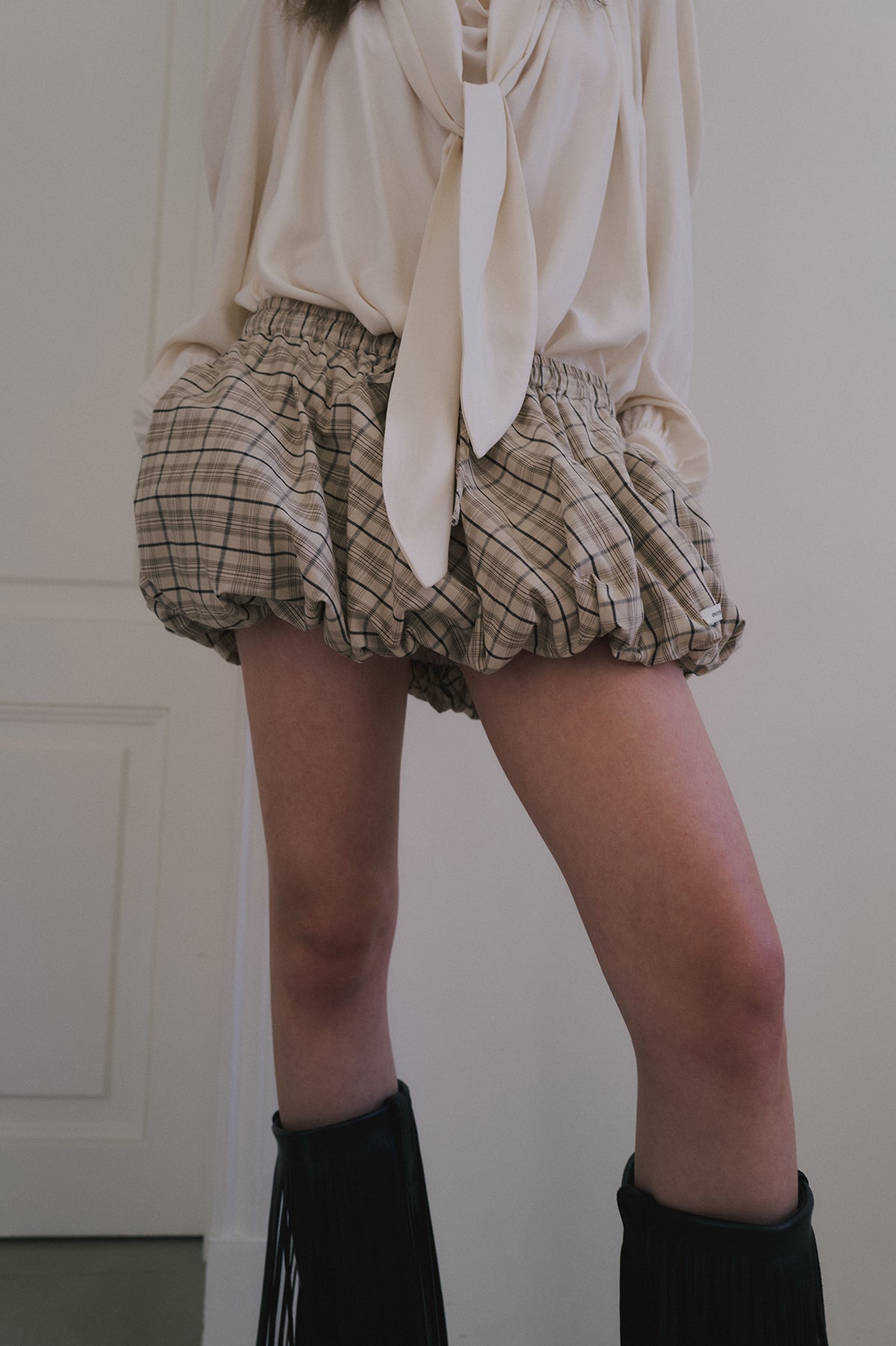 【overdue flair】BALLOON MICRO MINI SKIRT - 2 colors