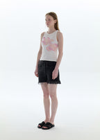 【PISCESS】Flower Sleeveless Top - 4 colors