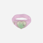 【NFF】prism heart ring - 2 colors