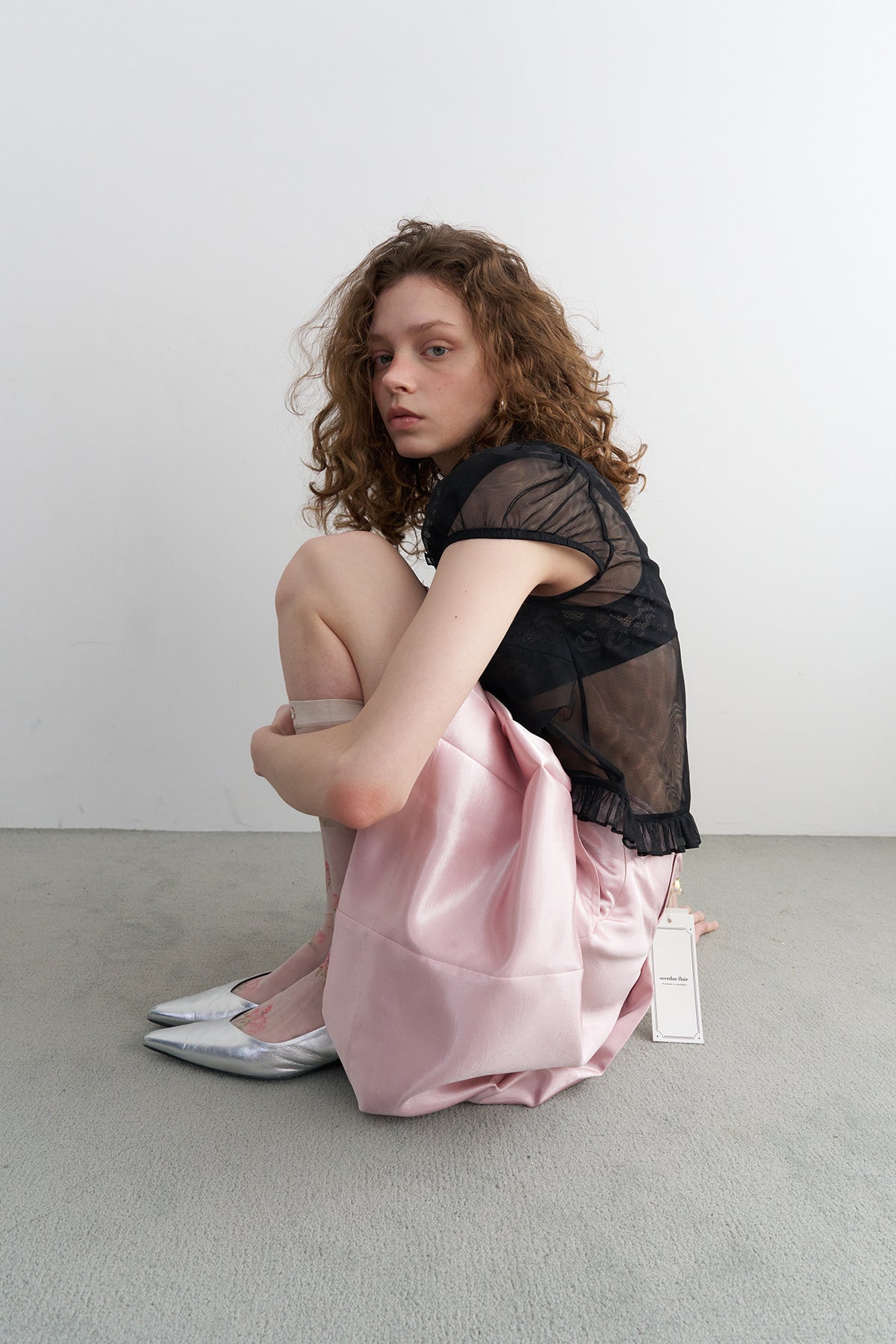 【overdue flair】VICTORIAN FRILL MESH BLOUSE - 2 colors
