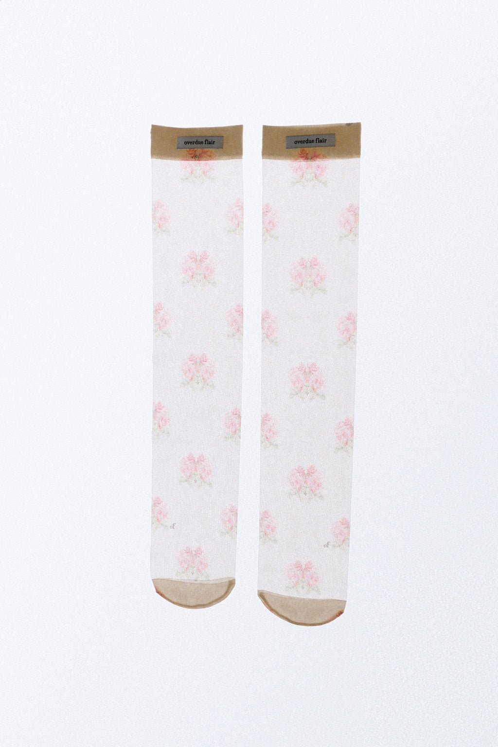 【overdue flair】ANTIQUE ROSE KNEE SOCKS