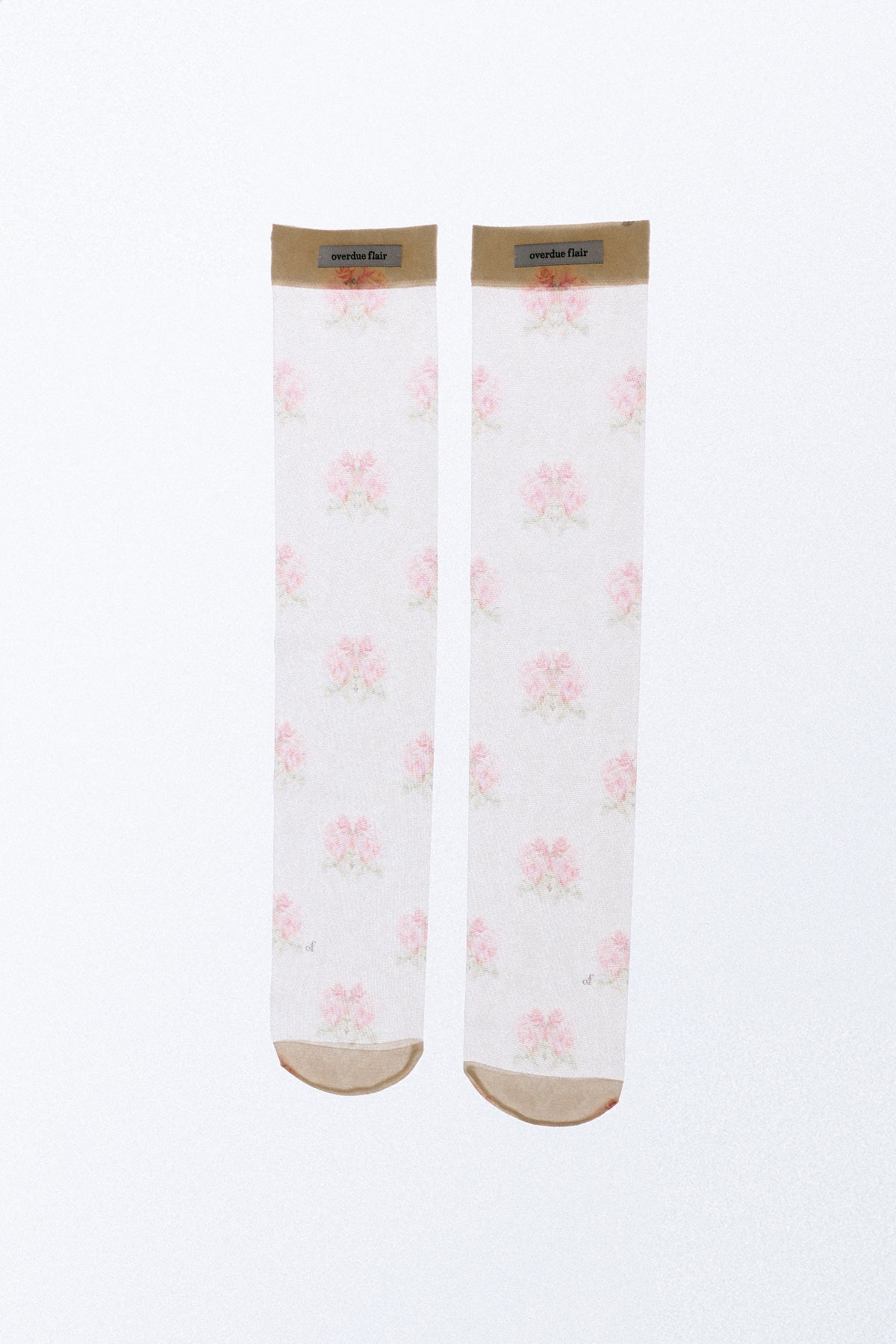 【overdue flair】ANTIQUE ROSE KNEE SOCKS