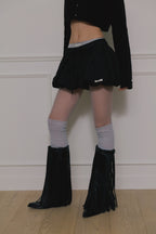 【overdue flair】BALLOON MICRO MINI SKIRT - 2 colors