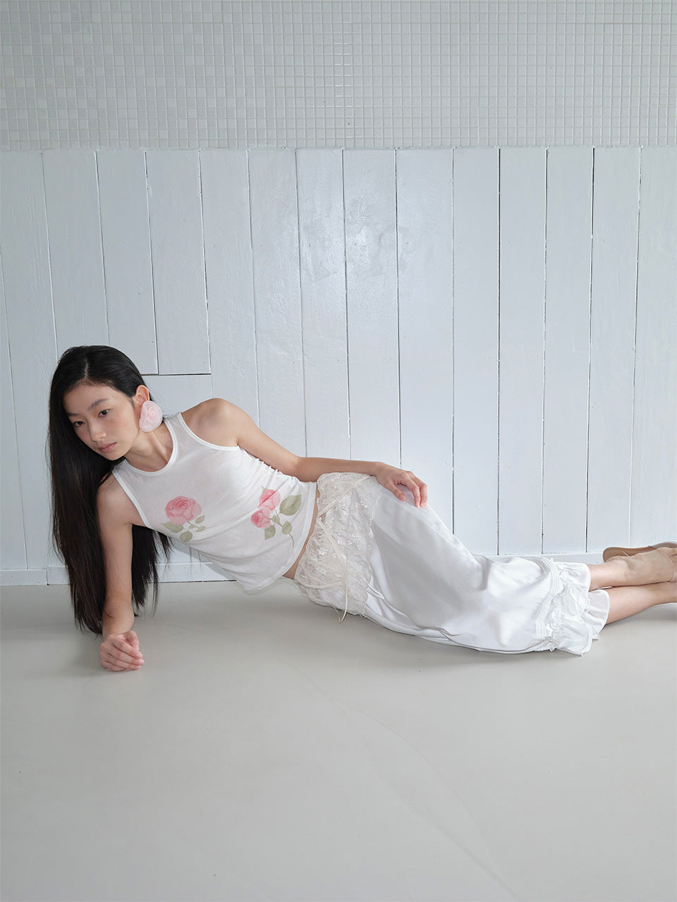 【THE PORTA】ROSE SLEEVELESS TOP - 2 colors