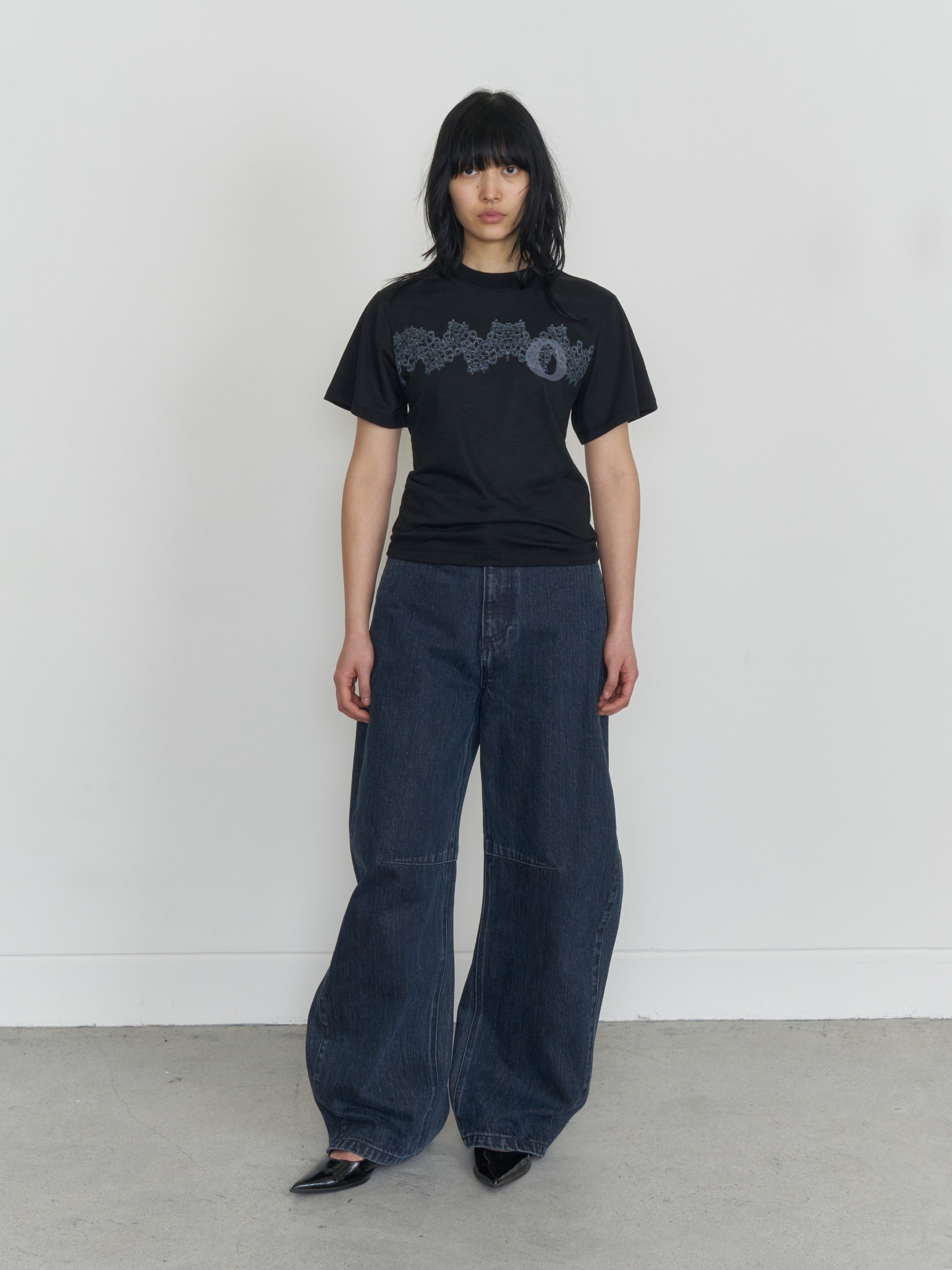 【odlyworkshop】Doily Corset Tee - 3 colors