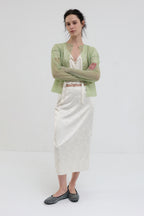 【overdue flair】JACQUARD PENCIL SKIRT