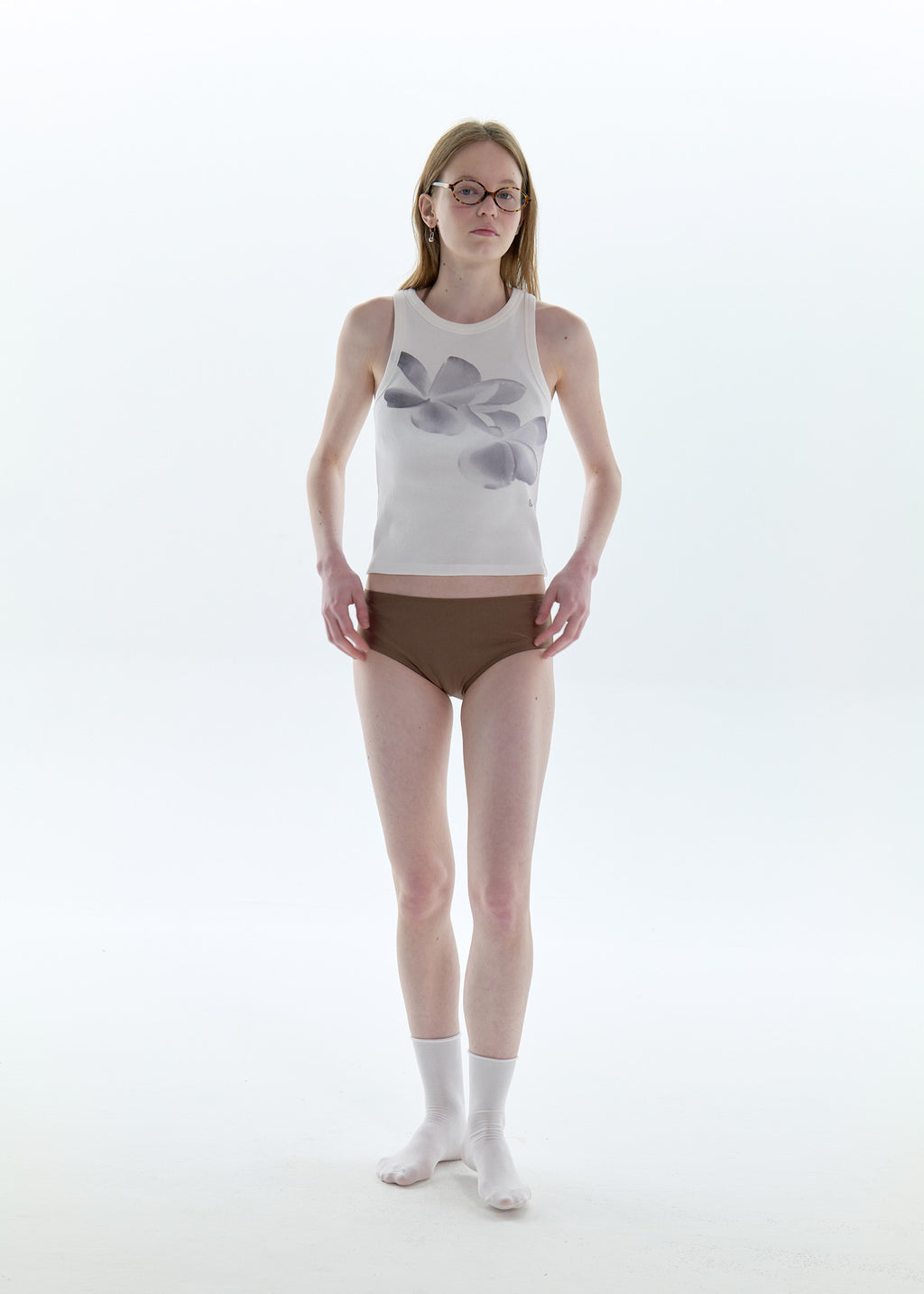 【PISCESS】Flower Sleeveless Top - 4 colors